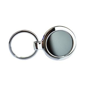 Móc Chìa Khóa Kim Loại Tròn Bằng Thép Không Gỉ Sản Xuất Phụ Kiện Logo Móc Chìa Khóa Khách Sạn Tùy Chỉnh Kèm Vòng Móc Khóa Khách Sạn - Product Image 3