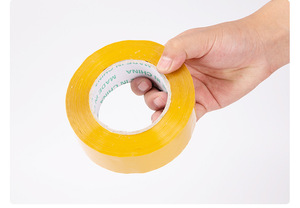 Bán buôn băng nhựa màu vàng bám dính mạnh mẽ Acrylic Bopp niêm phong băng cuộn với logo in Băng - Product Image 5