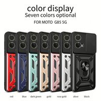 Pour Moto G14 G84 G STYLUS G42 G53 G54 G55 G85 Edge 50 Neo coque de téléphone porte-anneau magnétique antichoc armure lentille housse de protection