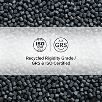 Granulés de PP recyclé haute rigidité, qualité moulage par injection, pour chaises en plastique et meubles empilables, certifiés GRS