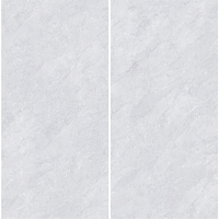 Carrelage mural en porcelaine brillant effet marbre gris 400x800mm, facile à nettoyer, imperméable, pour salle de bain, cuisine, salon, appartement, hôtel