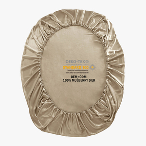 Juego de sábanas de seda de lujo, juego de cama de seda de morera, sin costuras, grado 6A, 22mm, 100% - Product Image 6