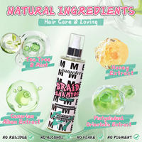 Shampooing sec sans rinçage pour tresses et locks, marque privée, à l'huile d'arbre à thé et à la menthe, nettoyant apaisant pour le cuir chevelu, 250 ml
