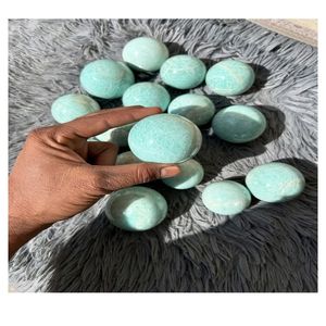 Sphère d'Amazonite Sculptée à la Main Pierre Naturelle Cristal Boule de Guérison Cadeau pour la Décoration de la Maison Fête des Mères - Product Image 6