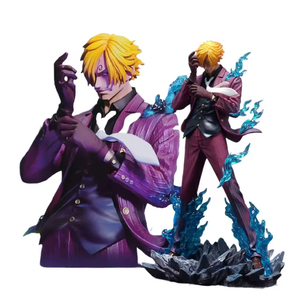 Figure New One-Pieced <span class=keywords><strong>Anime</strong></span> Action Figure Collecting Vinyl Figures Sanji Combat Scenes Child Toy - Product Image 2