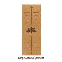 Tapete de Yoga de Corcho y Caucho Ecológico Antideslizante para Gimnasio y Ejercicio en Casa, Unisex, 183x68cm, Incluye Correa de Transporte y Bolsa