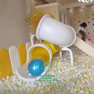 Premium Modern Indoor Playground Soft Play Equipment Set for Kids Commercial Children's Playground with Slide and Ball Pool - Product Image 3