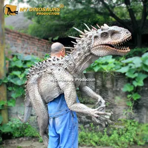 Meu dino china fornecedor personalizar assustador dinossauro mão indominus