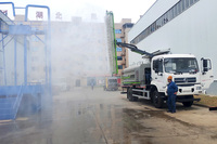 Camion de nettoyage de panneaux solaires Dongfeng 4x4 |   Véhicule de lavage de modules photovoltaïques PV de 10 m³, bras de travail de 3,5 m 180° ° Rotation des stocks pour la vente