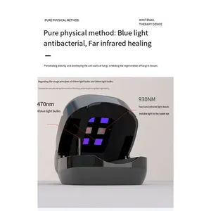 Lampe de traitement des ongles fongiques B52C, 1 pièce, portable, avec écran LCD, lampe UV d'assistance pour le vernis à ongles, lampe de nettoyage, pour les ongles des orteils et des mains - Product Image 6
