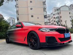 Film de voiture personnalisé en vinyle noir rouge finition mate, film de changement de couleur personnalisé, peinture caméléon noir rouge pour voiture, film protecteur - Product Image 2