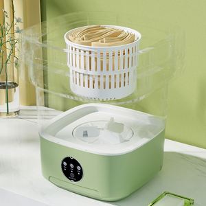 Lave-linge portable pliable 6L 11L avec essoreuse pour vêtements, voyage, maison, sous-vêtements, chaussettes, mini-laveuse ultrasonique 110V 220V - Product Image 3