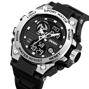 SKMEI 2360 relojes para hombre deportes al aire libre impermeable reloj militar fecha multifunción táctica LED alarma cronómetro - Product Image 1