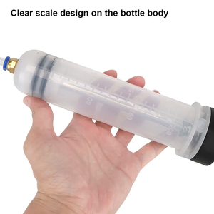 Pompe à seringue pour transfert d'huile, extracteur de liquide automobile, grande capacité 200 ml pour liquide de refroidissement moteur - Product Image 5