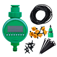 Minuterie d'irrigation de jardin numérique Système automatique en plastique alimenté par batterie pour une utilisation intérieure et extérieure