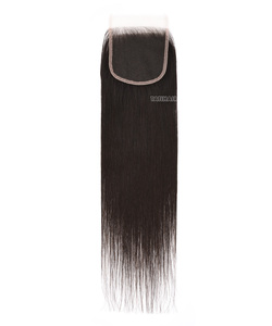 4X4 Real para cierre de encaje Virgen Remy Extensión de tejido de cabello Brasileño 9A 10A Máquina de grado Doble trama Extremos completos Recto - Product Image 3