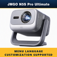 Projecteur Laser Triple Couleur JMGO N5S Pro Ultimate 4K Ultra HD avec Gimbal, 3600 CVIA, pour Home Cinéma Intelligent avec Zoom et Déplacement d'Objectif
