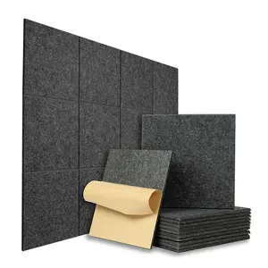 Großhandel mit neuen Produkten quadratische Form Polyest Noise Cancel ling Akustik platten für die Wand