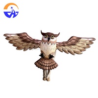 Modèle de hibou gonflable simulé pour exposition extérieure Chenghuang, avec ventilateur intégré, pompe à air électrique, impression numérique, 4-12 pieds