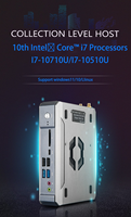 New 10th Gen Mini Desktop Gamer PC Intel Core I9/i7 10510U/i5 10210U Type-C 2xDDR4 2xLAN WiFi6 HD DP SSD mini pc