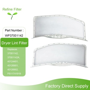 Prix d'usine en gros WP37001142 Filtre à charpie de remplacement pour sèche-linge électrique domestique Réparation 37001142 - Product Image 1
