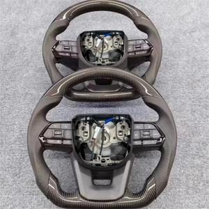 Volante Mejorado Modificado de Cuero y Fibra de Carbono para Toyota <span class=keywords><strong>Corolla</strong></span> LC300 Hilux Fortuner Land Cruiser <span class=keywords><strong>GR</strong></span> - Product Image 6