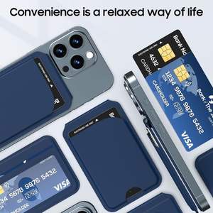 재고 있음 아이폰용 자석 지갑 스탠드 가죽 폰 지갑 카드 홀더 아이폰 17/16/15/14/13/12 및 MagSafe 케이스 호환 - Product Image 5