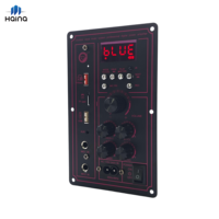 Mini amplificateur de karaoké 50W, amplificateur audio double canal avec entrée double microphone TWS