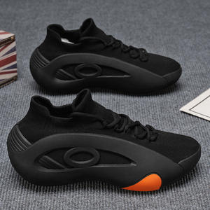 Sapatos Masculinos de Alta Qualidade Tendência da Moda Outono 2025 Versáteis em Malha Respirável Impermeável com Sola Grossa Antiderrapante para Corrida Juvenil - Product Image 6