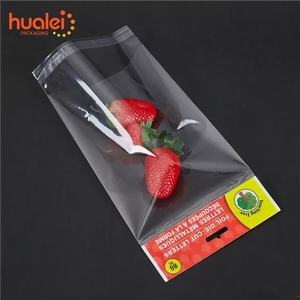 Nhà máy tùy chỉnh in ấn thiết kế logo OPP Túi với thẻ tiêu đề treo lỗ tự dính CELLO Giấy bóng kính Túi - Product Image 5