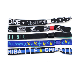 Tùy Chỉnh Thăng Hoa Vải Satin Sinh Thái Thân Thiện Vải Ban Nhạc Cổ Tay Tái Chế Dây Đeo Cổ Tay Cho Các Sự Kiện - Product Image 5