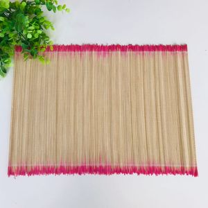 Chemin de table en bambou naturel et tapis de thé coussin chauffant pour la décoration de restaurant de café à la maison pour les fêtes - Product Image 3
