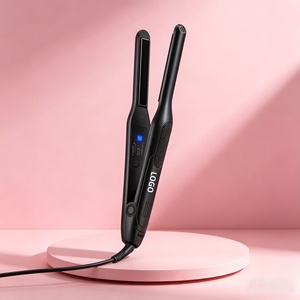 <span class=keywords><strong>Fer</strong></span> <span class=keywords><strong>à</strong></span> friser portable en céramique, <span class=keywords><strong>mini</strong></span> <span class=keywords><strong>fer</strong></span> plat fin et court, lisseur et boucleur tout-en-un pour hommes et femmes - Product Image 1