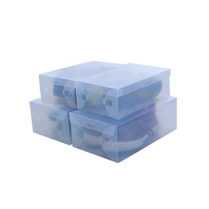 product display frosted PVC shoe box