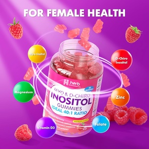 Gomitas de Inositol de Marca Privada OEM para el Equilibrio Hormonal y Apoyo a la Fertilidad con ALA, Vitamina D3, B12 y Cromo - Product Image 5