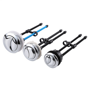 Bouton de chasse d'eau Aojiele 38 mm chromé en ABS moulé par injection électroplaqué à commande rotative pour toilettes de salle de bain - Product Image 4