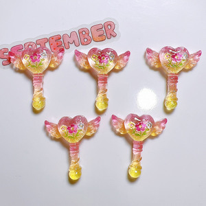 งานฝีมือเรซินแบบทำมืออุปกรณ์เสริมครีมกาวรองเท้าดอกไม้ถ้วยรูปลอกนางฟ้าสำหรับเด็กอุปกรณ์ผมและเครื่องประดับ - Product Image 5