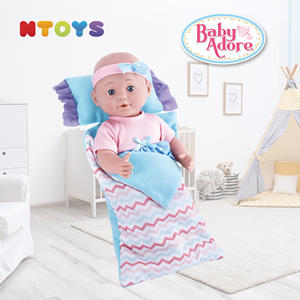 Belle poupée de <span class=keywords><strong>corps</strong></span> <span class=keywords><strong>dur</strong></span> de 14 pouces poupée bébé série Sweet Dream comprenant 4 pièces accessoires pour enfants cadeau - Product Image 2