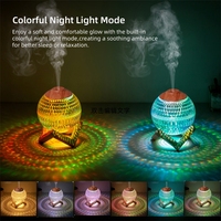 Mini humidificateur ultrasonique USB Crystal Ball certifié CE RoHS, 350 ml, lumière nocturne colorée, humidificateur d'air H2O pour chambre à coucher