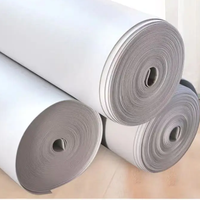 Feutre synthétique blanc; Poids moyen, absorbant l'huile; Convient pour les joints, l'absorption des chocs et l'amortissement; Isolation thermique
