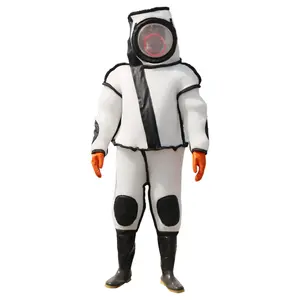 Bee Hornet Prevent / Wasps Ropa protectora Traje de apicultor Traje de apicultura 3D Ventilador eléctrico USB opcional