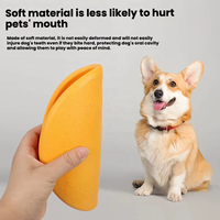 Jouet d'entraînement interactif pour l'extérieur, léger, imperméable, disque volant flottant, jouet durable en caoutchouc pour chien