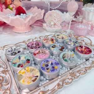 <span class=keywords><strong>Bougie</strong></span> artisanale personnalisée à l'aromathérapie, bougies de vœux en forme de croissant et de pleine lune avec des éléments végétaux pour les rituels et les intentions - Product Image 6