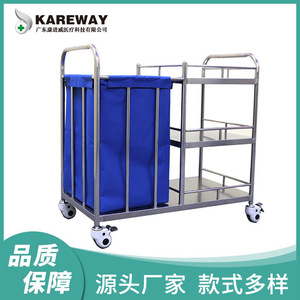 รถเข็นขยะโรงพยาบาลคังจินเว่ย รุ่น KJW-05 รถบรรทุกขยะแบบมีถุง สำหรับกำจัดผ้าปูที่นอนและเสื้อผ้าที่เปื้อน - Product Image 5