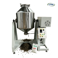 Machine automatique d'aromatisation et d'ajout de parfum pour feuilles de thé, mélangeur rotatif à tambour en acier inoxydable pour thé noir et vert