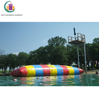Oreiller de saut à eau gonflable de haute qualité, pour jeux d'extérieur, livraison gratuite