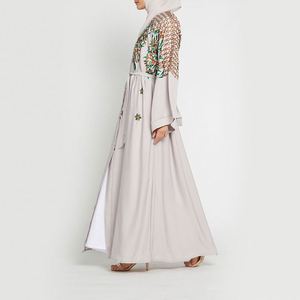 2019 Ultime Cerimonia Nuziale di Modo Strano Primavera di Nuovo Disegno Normale Camicetta Abito Musulmano Croce Nera <span class=keywords><strong>Abaya</strong></span> - Product Image 3