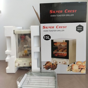 جهاز مطبخ كهربائي عالي الجودة بتحكم رقمي مع 15 لتر للخبز المحمص خالي من الزيوت للاستخدام المنزلي - Product Image 5