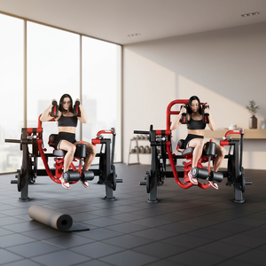 Plaque de serrage abdominale complète pour l'entraînement du dos <span class=keywords><strong>Machine</strong></span> de craquement oblique <span class=keywords><strong>abdominal</strong></span> assis chargé - Product Image 2