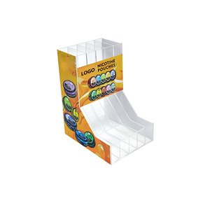 Dispenser Otomatis Pengumpan Gravitasi untuk Menampilkan dan Mengorganisir Tembakau Snus, Permen Karet dalam Stoples Bulat, Stand <span class=keywords><strong>Display</strong></span> Merchandise - Product Image 4